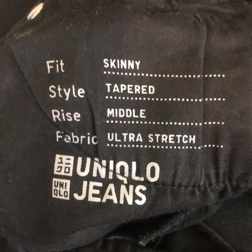 UNIQLO denim in black color